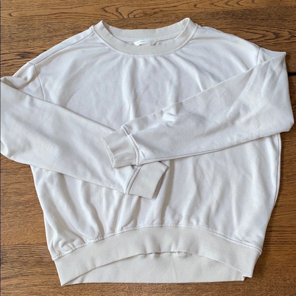 Cream-color sweatshirt
